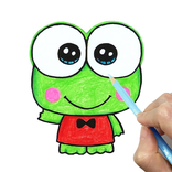 Keroppi Learn Draw and Color
