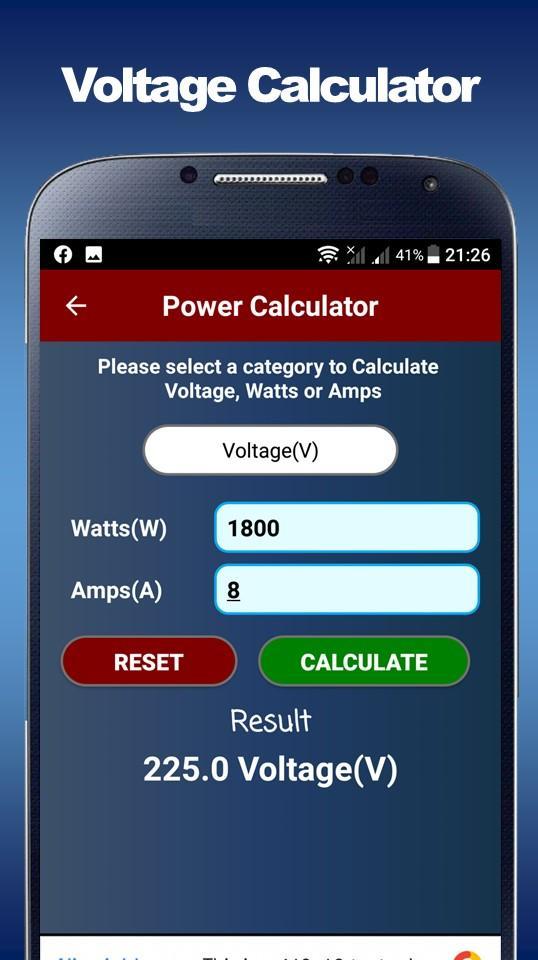 Power calculator