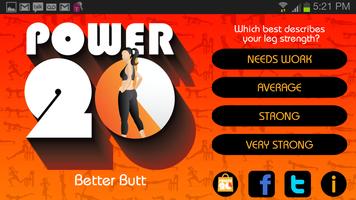 20 Minute Butt Workouts Free پوسٹر