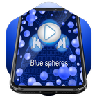 Blue spheres ikona