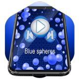 Blue spheres icône