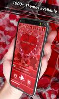 Red hearts Affiche