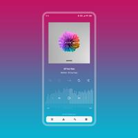 Aurora - Poweramp Skin تصوير الشاشة 2