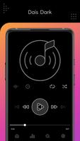 Dais Dark - Poweramp Skin پوسٹر