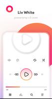 Liv White - Poweramp v3 Skin постер