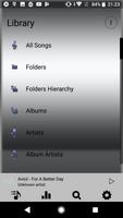 Poweramp skin neon v3 ภาพหน้าจอ 1