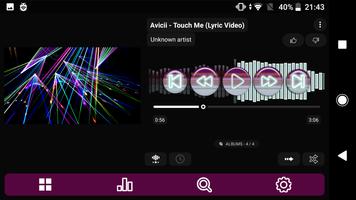 Poweramp skin lightning v3 ภาพหน้าจอ 3