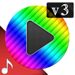 Poweramp v3 skin rainbow