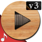 Poweramp v3 skin wood 圖標