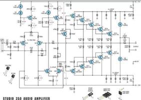 Diagrama de circuito do amplificador de potência imagem de tela 1