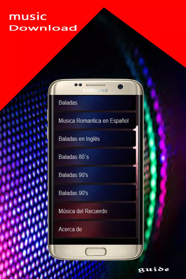 Descargar Música Mp3 Baladas Music Guia Gratis. APK pour Android Télécharger