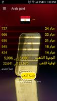أسعار الذهب في مصر والدول العر الملصق
