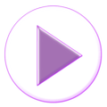 Poweramp Skin Purple Glass