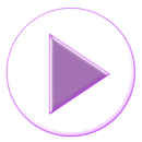 Poweramp Skin Purple Glass APK