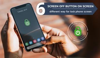 Screen off - Soft Button Poster