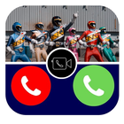 Fake Call Power's Rangers Prank Dino Pro ไอคอน