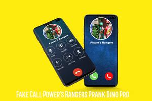 Fake Call Power's Rangers Prank Dino Pro ポスター