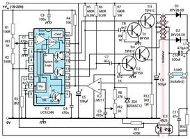 Diagrama de circuito de la fuente de alimentación captura de pantalla 3