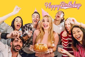 Birthday Video Maker Affiche