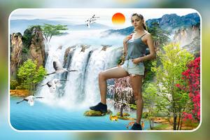 Waterfall Photo Editor : Photo Frames 2019 постер