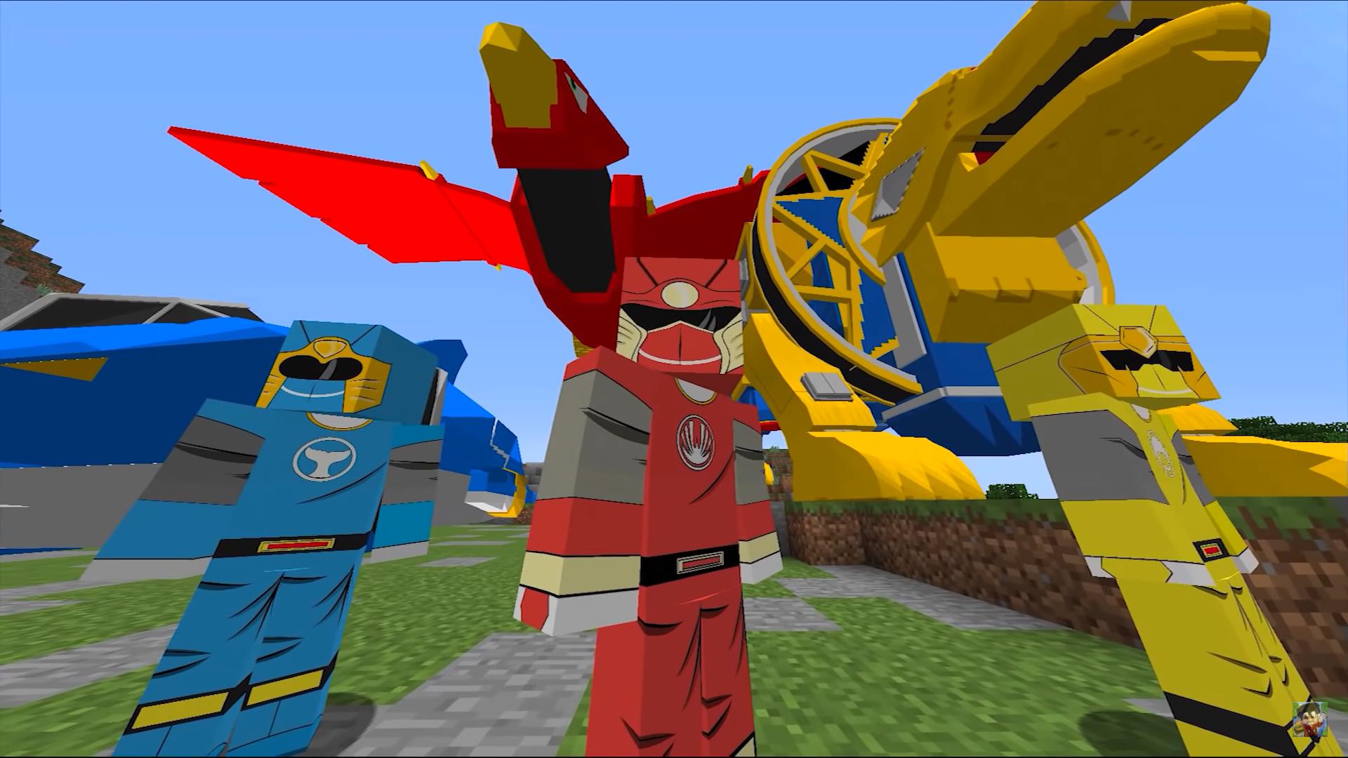 Android 用の Mod Power S Rangers For Minecraft Dino Skin Apk をダウンロード