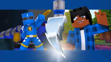 Mod Power's Rangers for Minecraft - Dino Skin स्क्रीनशॉट 1