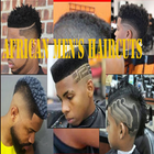 Afrikanischer Haarschnitt Zeichen