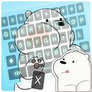 Cute Bare Bear Keyboard Theme APK