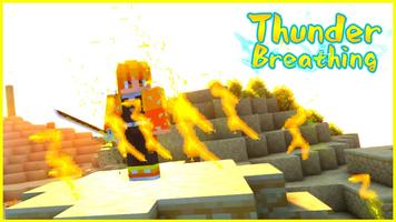 Zenitsu Demon Slayer Mod MCPE imagem de tela 2