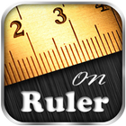 Liniaal - ON RULER-icoon