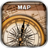 Map Compass-icoon