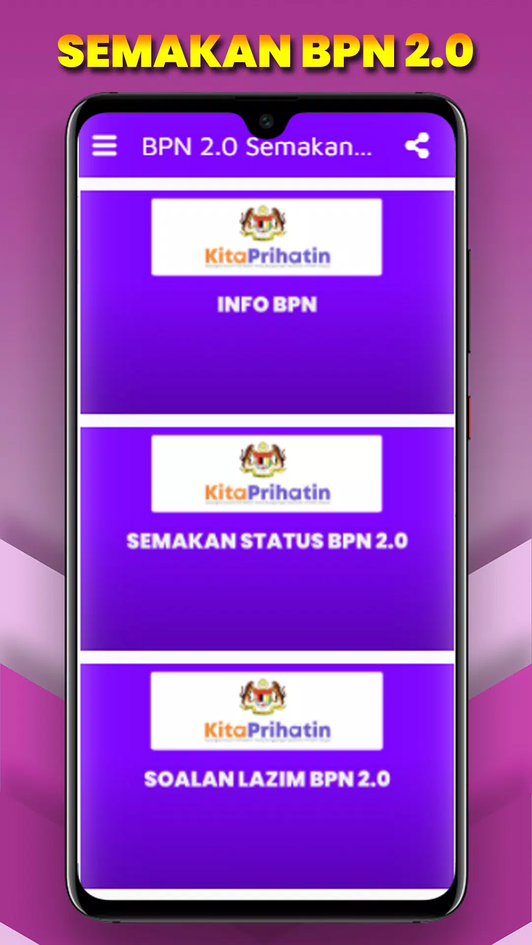 Android Icin Bpn 2 0 Semakan Bantuan Prihatin Nasional Terkini Apk Yi Indir