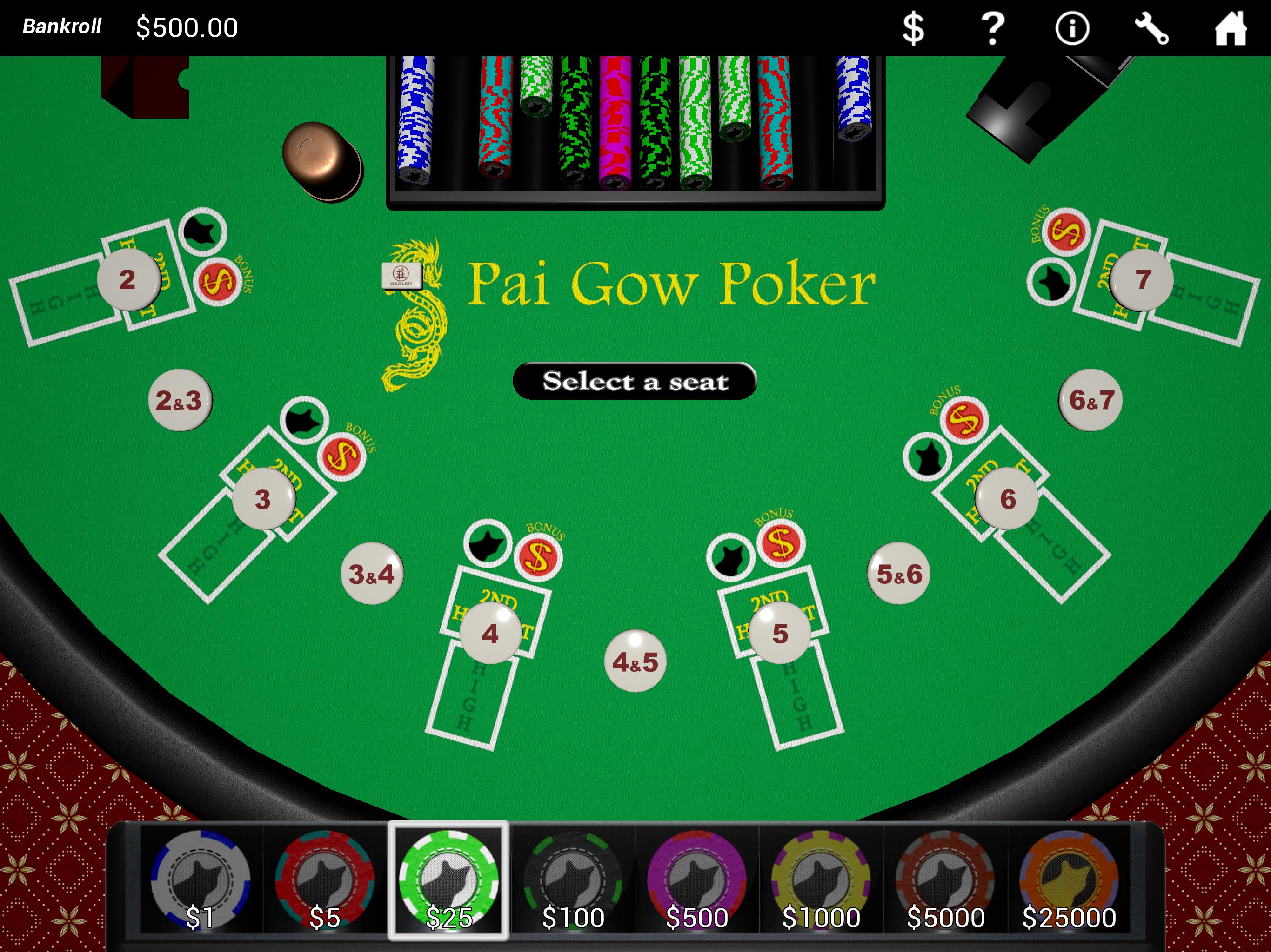 Пай гау покер вону казино играх блекджек расчёт принимается половина игры в карты черви как играть