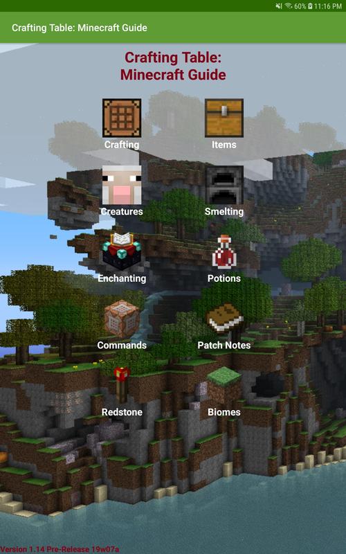 Crafting Table Minecraft Guide for Android - APK Download