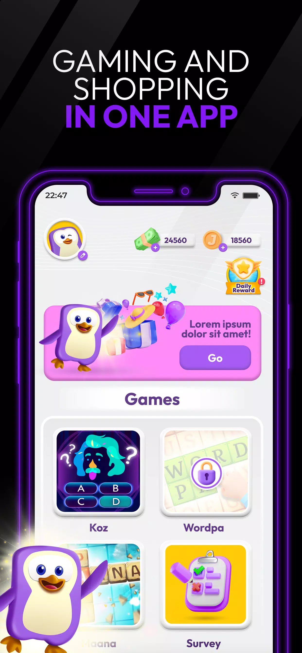 Jeton:玩游戏并赢取真正的奖品