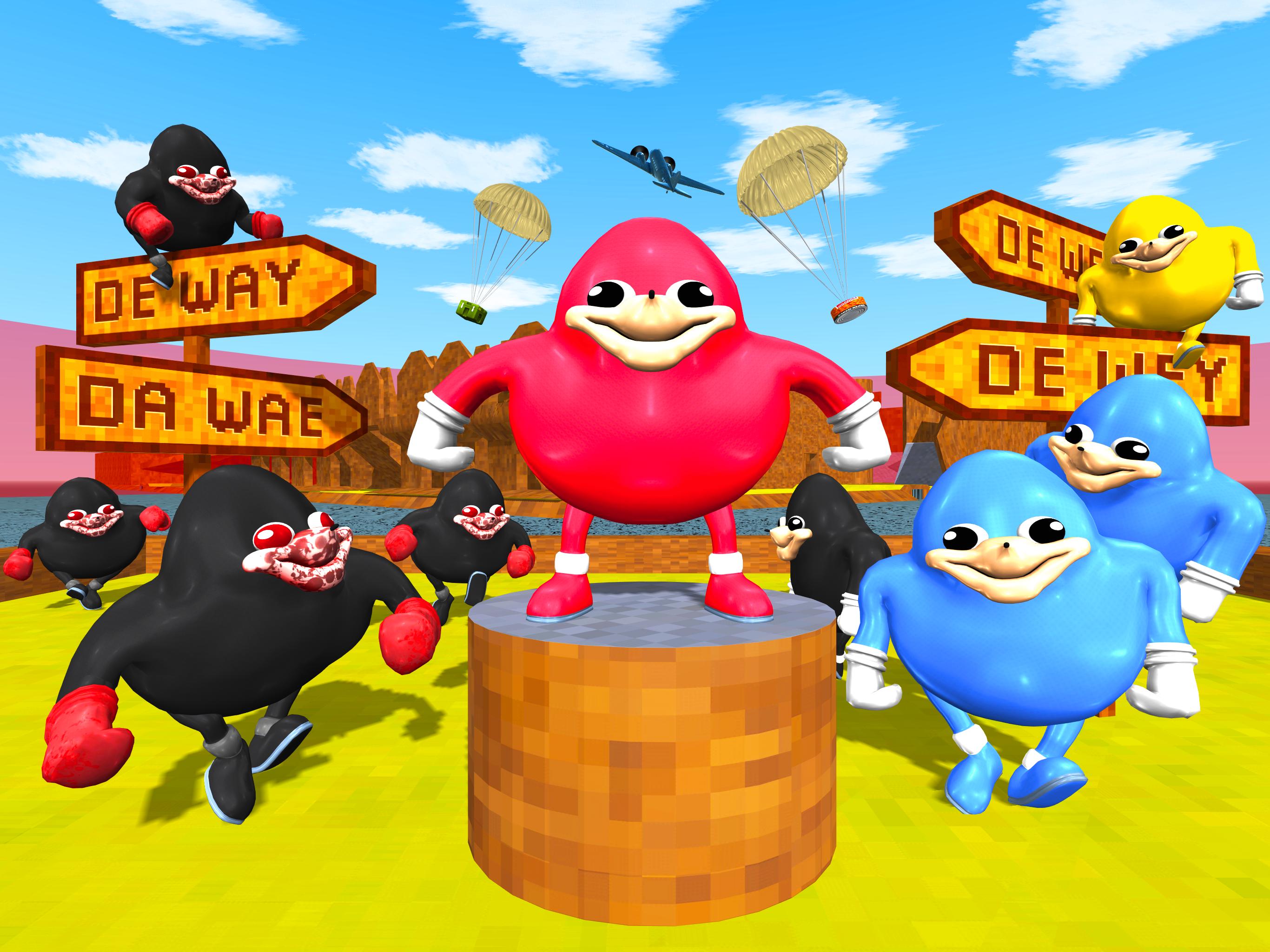Ugandan Knuckles And Chungus Battle Royale Online For - royale high roblox maze map
