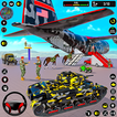 Army vehicle transporter game