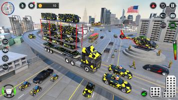 Army vehicle transporter game تصوير الشاشة 2