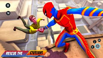 Flying Suprehero Spider Games capture d'écran 1