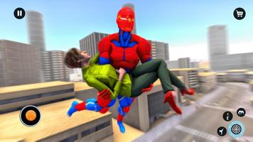 Flying Suprehero Spider Games capture d'écran 2