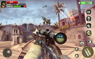 Gun Shooting Sniper Games 3d captura de pantalla 1