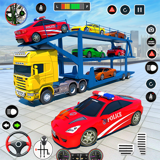 Car Transport Truck Sim 3D