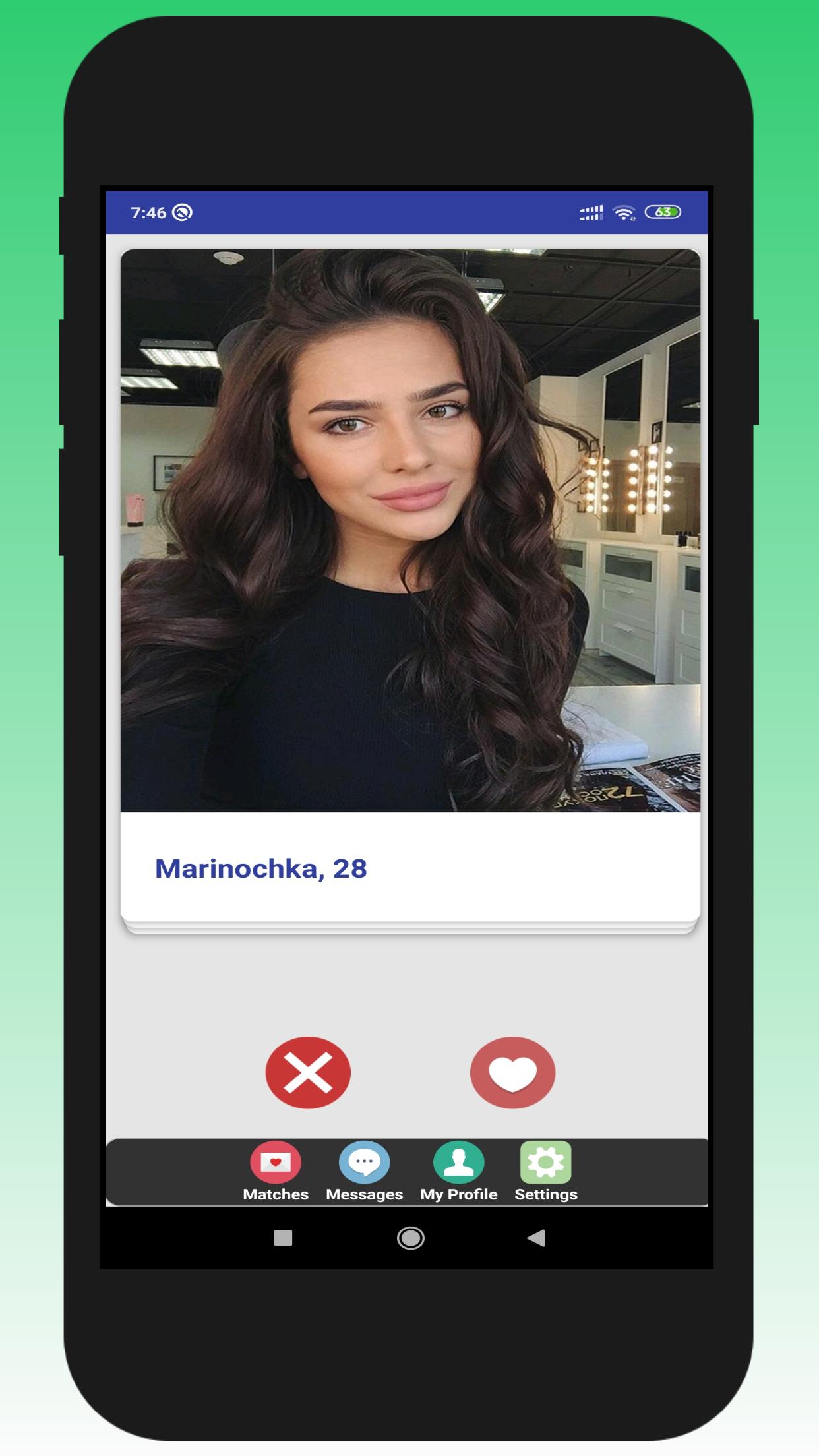 Dating in Russian Page Design.