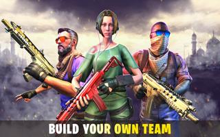 FPS Counter Firing Attack - City Counter War Games captura de pantalla 1