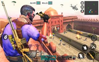 FPS Counter Firing Attack - City Counter War Games capture d'écran 2