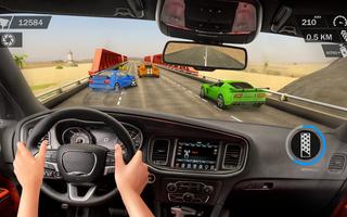 Xtreme Highway Traffic Racing 2021-Car Racer Games capture d'écran 2