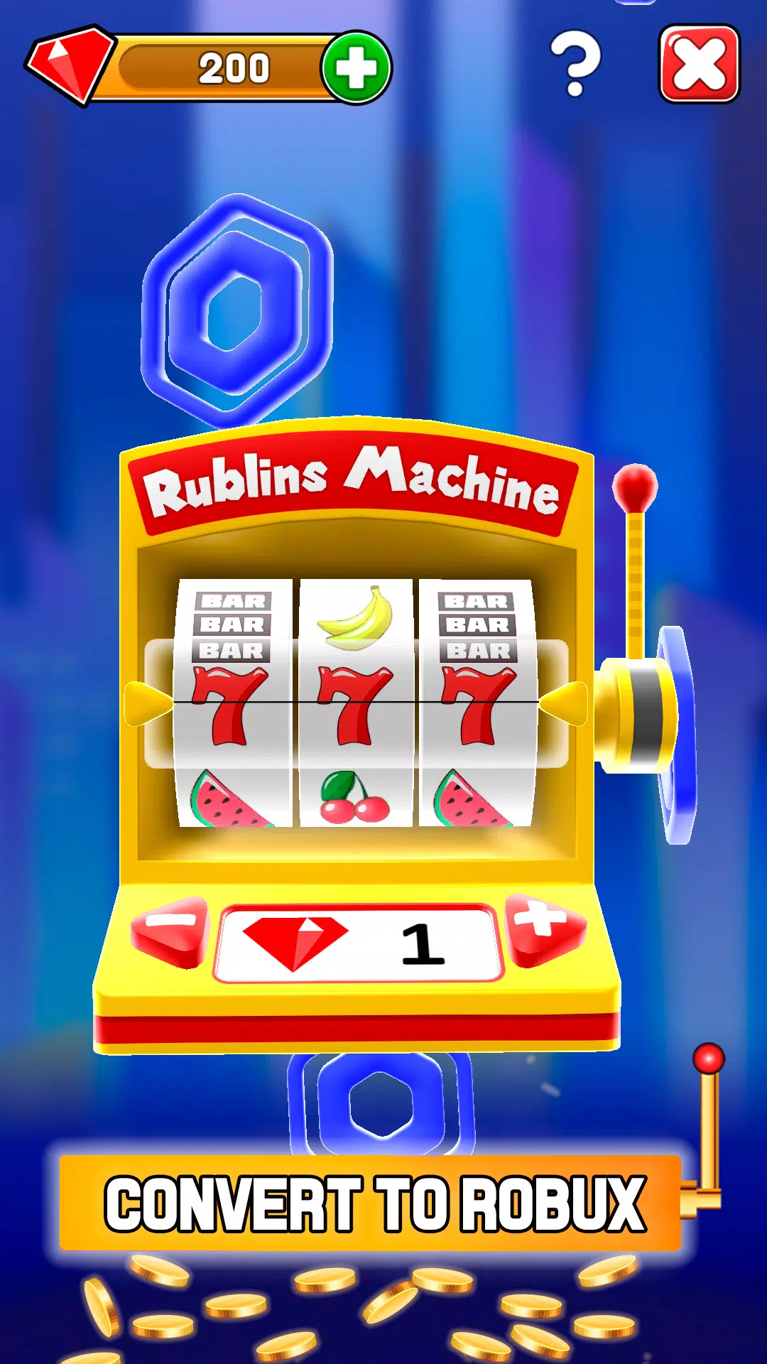 Robux Casino : Free Robux Slot Machine & RBX Wheel APK للاندرويد تنزيل