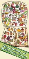 Pack Food Game - Puzzle Master captura de pantalla 1