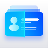 Business card reader-biz maker icono