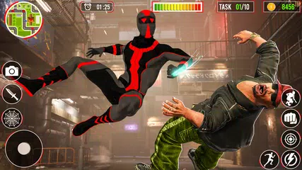 Spider Rope Hero Crime Town XAPK Herunterladen